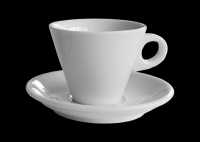 Tazza  con piatto da cappuccino bar Crono