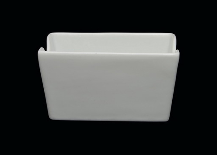 Lavabile in lavastoviglie-Set da 8 pz-Made in Italy Trasparente Garnet 9003 Porta bustine di Zucchero da Bar per tavolino in plastica 